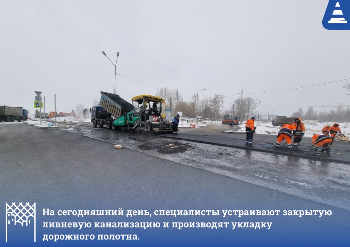 В Кронштадте активно продолжается строительство Цитадельского шоссе и пешеходной набережнойНа участке будущего Цитадельского...