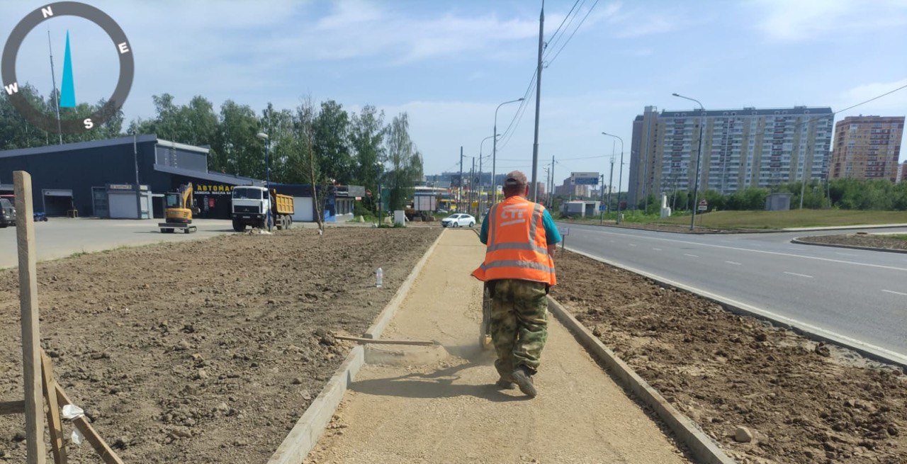 В Раменском продолжается строительство подземного пешеходного перехода под ж/д, который соединит Южный проспект и ул. Интерна...