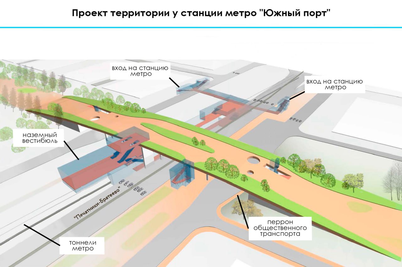 Продолжаем комплексное развитие территории бывшей промзоны "Южный порт". Проработали схемы движения транспорта, запроектирова...