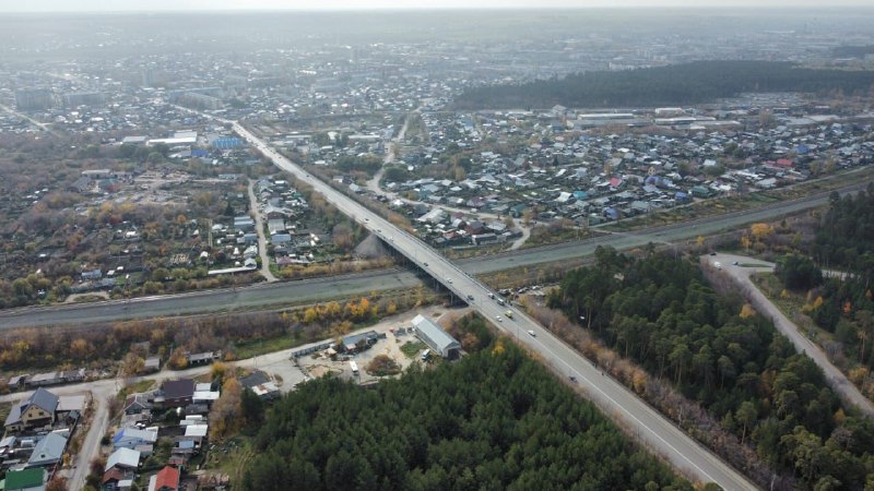 В Шадринске запустили движение по путепроводу через ТранссибПутепровод по улице Щеткина в городе Шадринске, капитальный ремон...