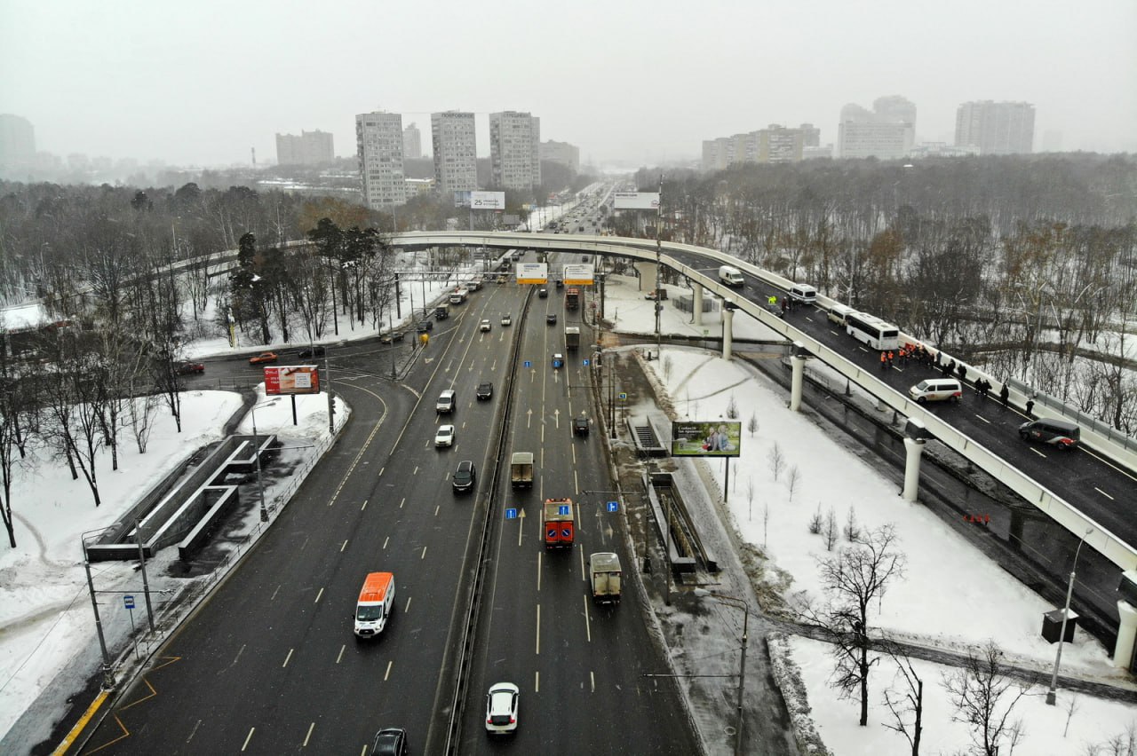 В этот день, 17 января 2019 года на Волоколамском шоссе была открыта разворотная двухполосная эстакада, ведущая на улицу Акад...