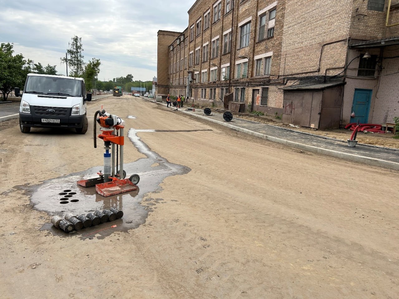 Специалисты «Центра экспертиз» проинспектировали строящийся участок улично-дорожной сети для ТПУ "Ярославская".Работы велись...