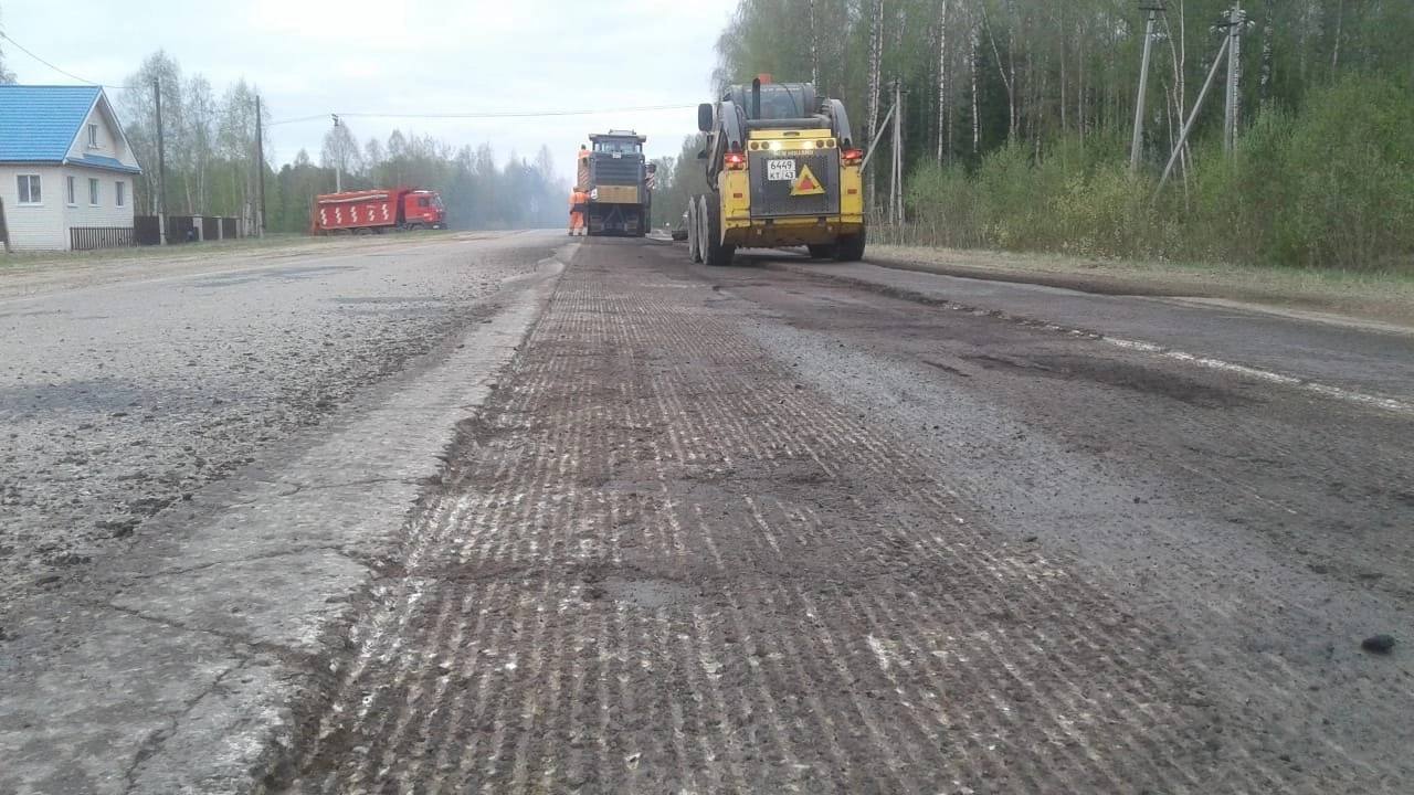 В Кировской области начался ремонт региональной дороги Кырчаны – Нема – Кильмезь28 апреля силами Нововятского ДУ №6 областног...