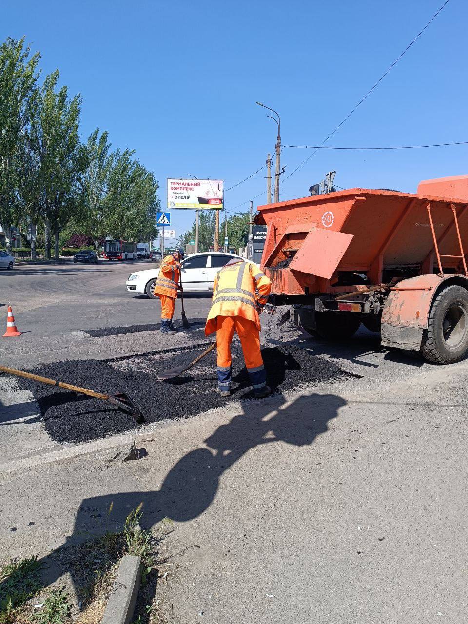 продолжаем текущий ремонт дорожного покрытия по улице Куприна в Кировском районе  новое асфальтирование дорожного полотна по...