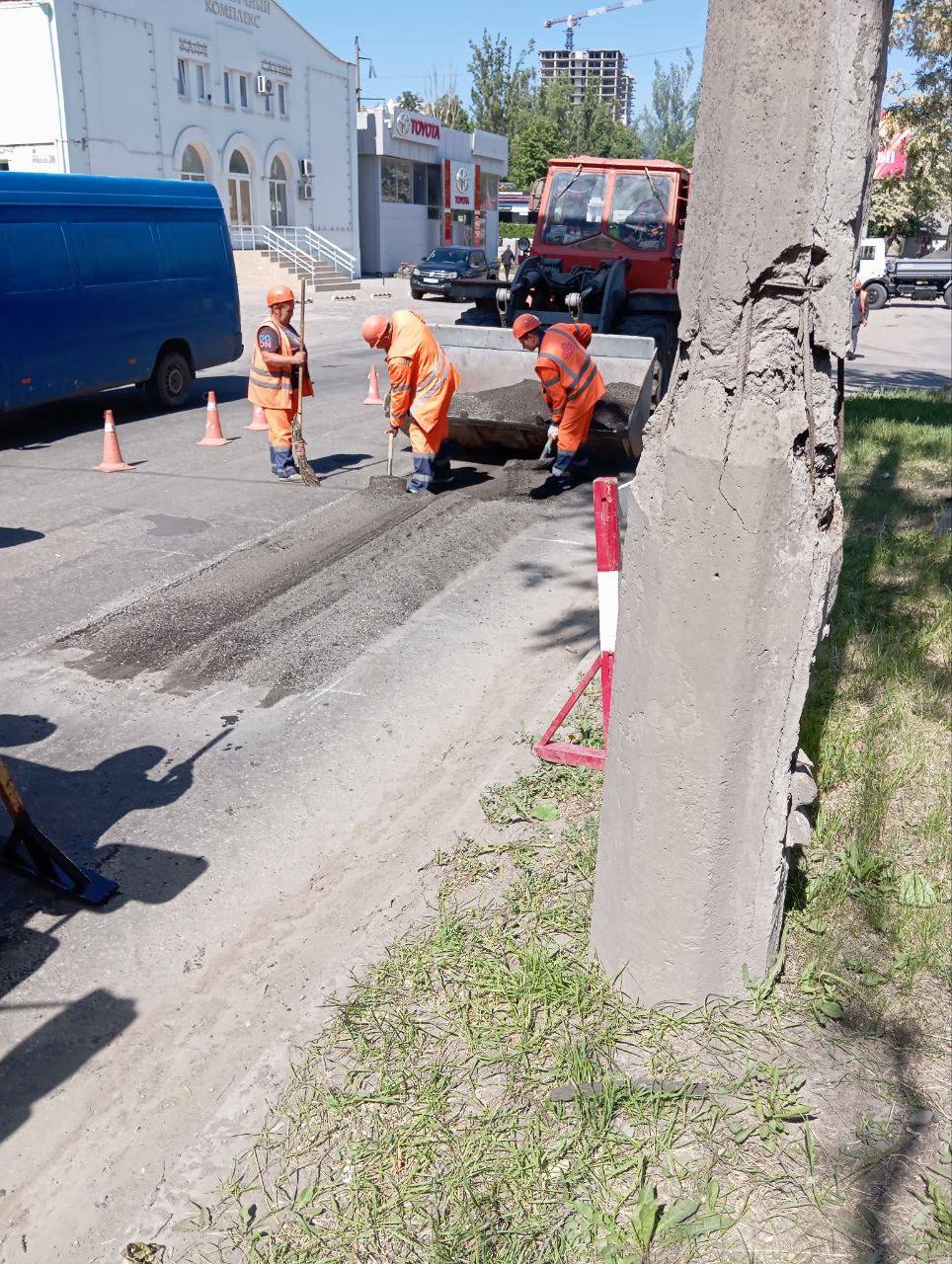 продолжаем текущий ремонт дорожного покрытия по улице Куприна в Кировском районе  новое асфальтирование дорожного полотна по...