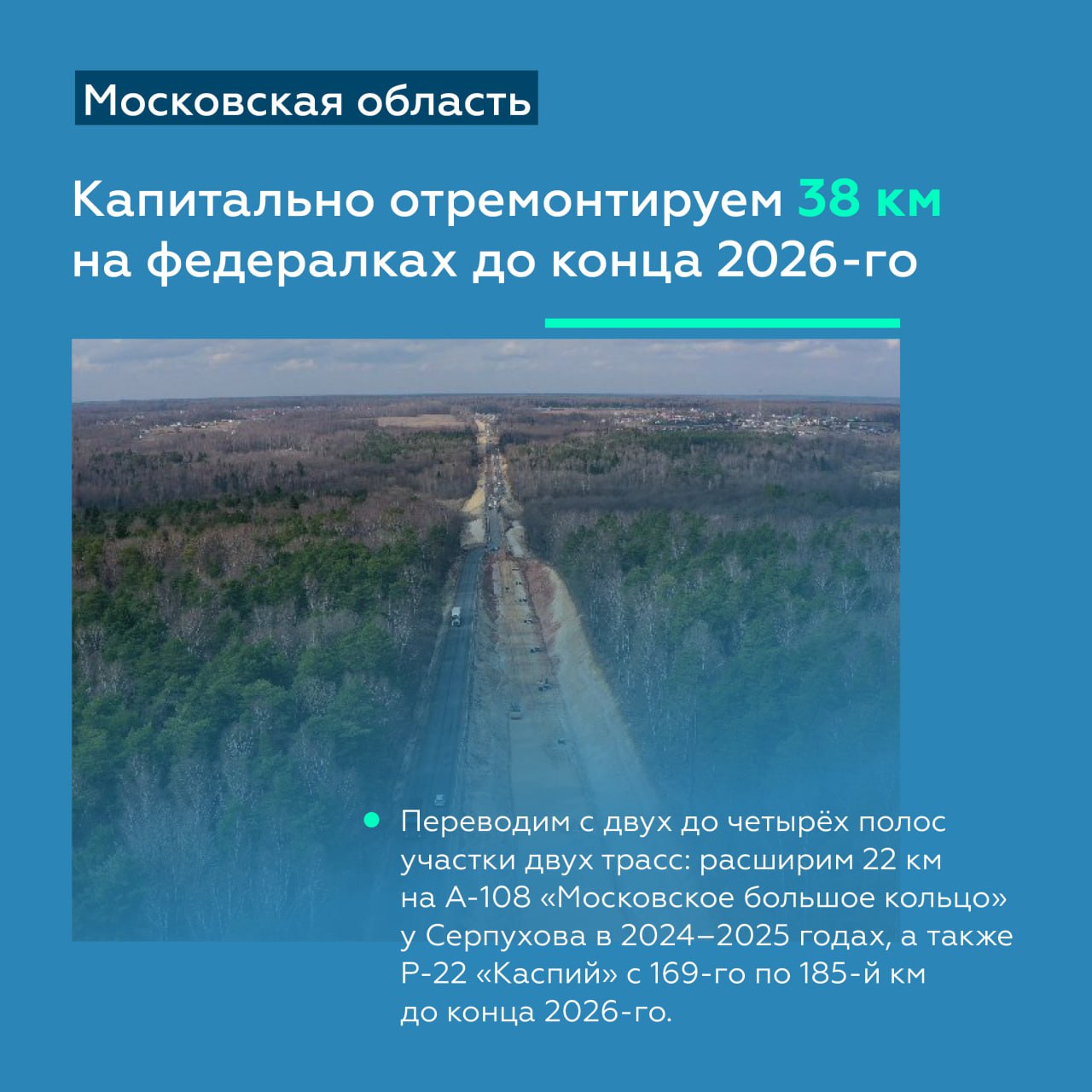 Разгружаем М-8 «Холмогоры», М-5 «Урал» и А-108 в Подмосковье Роман Новиков, руководитель Росавтодора, вчера встретился с губе...