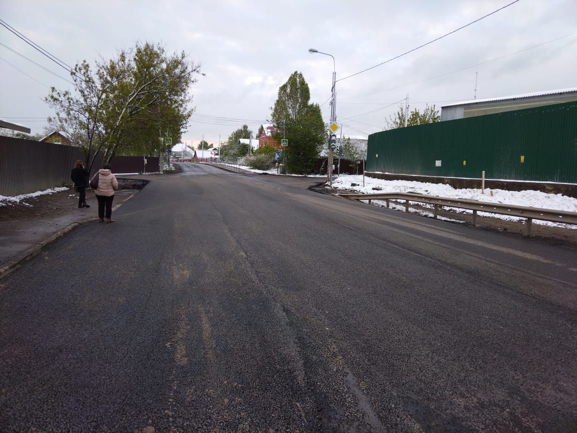 В городском округе Люберцы завершили укладку нового покрытия на участке региональной дороги Хлыстово - Мотяково - Новый Милет...