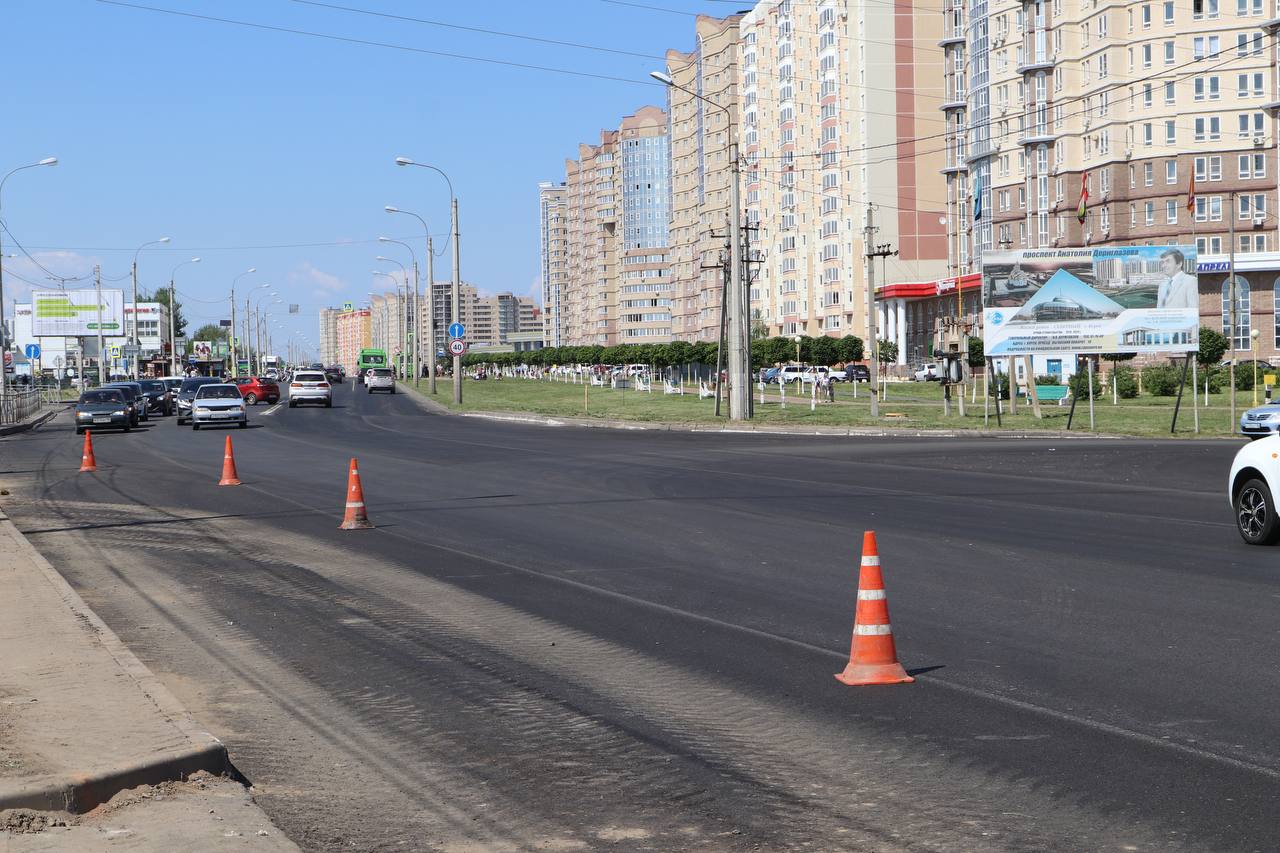 В Курске на улице Карла Маркса продолжается ремонт автомобильной дорогиВ Курске на улице Карла Маркса на участке от проспекта...