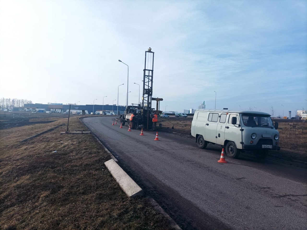 Специалистами #Белгородоблпроект завершено проведение полевых инженерно-геологических работ по объекту «Реконструкция автомоб...