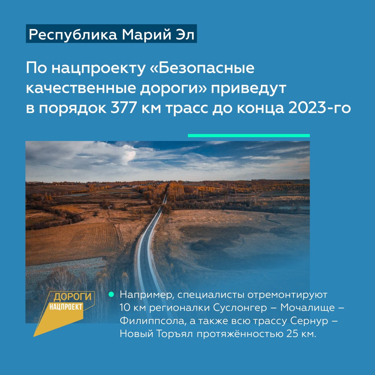 До конца 2025 года в Марий Эл обновят около 500 км региональных и более 100 км федеральных трассРоман Новиков, руководитель н...