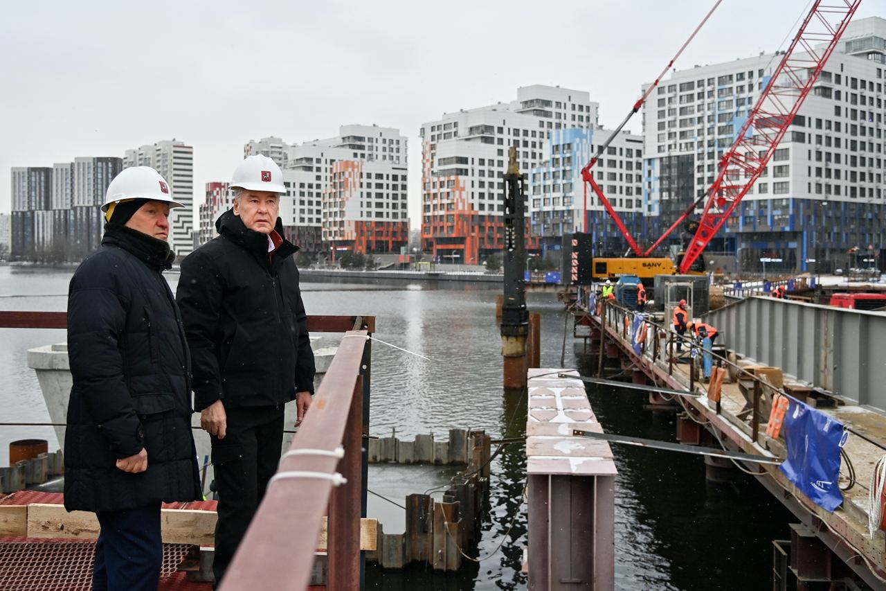 Велопешеходный мост через старое русло Москвы-реки появится в Нагатинском Затоне к концу следующего годаСтанет удобнее добира...