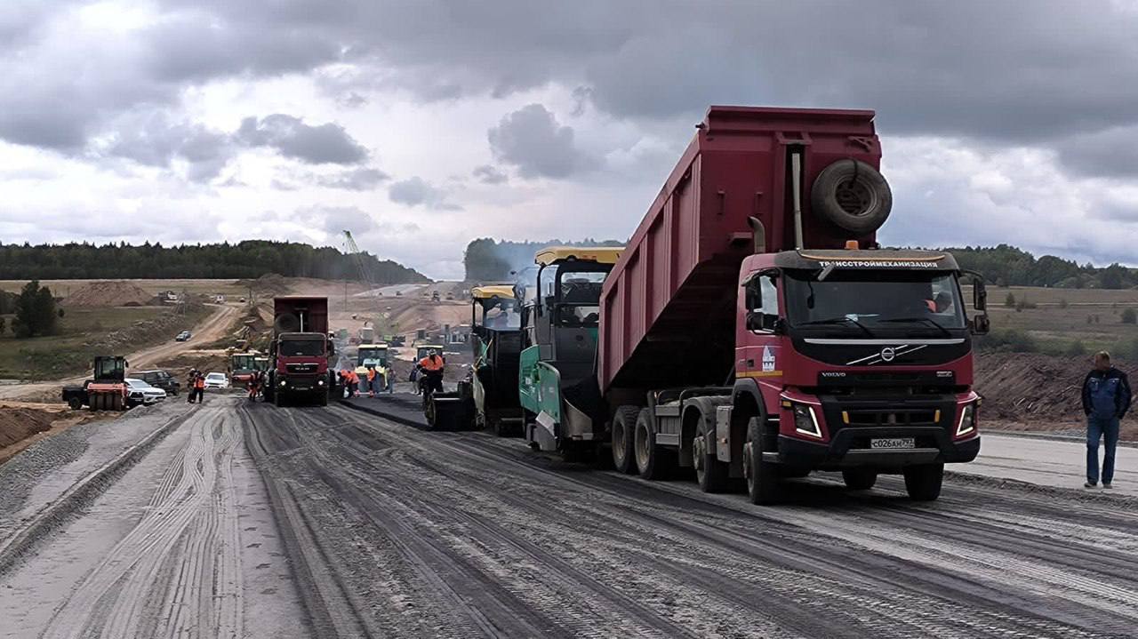 Публикация - Пока готовим к открытию трассу М-12 до Арзамаса, восточнее, на  участке Дютрюли – Ачит, работа тоже не останавливается!В Пермс...