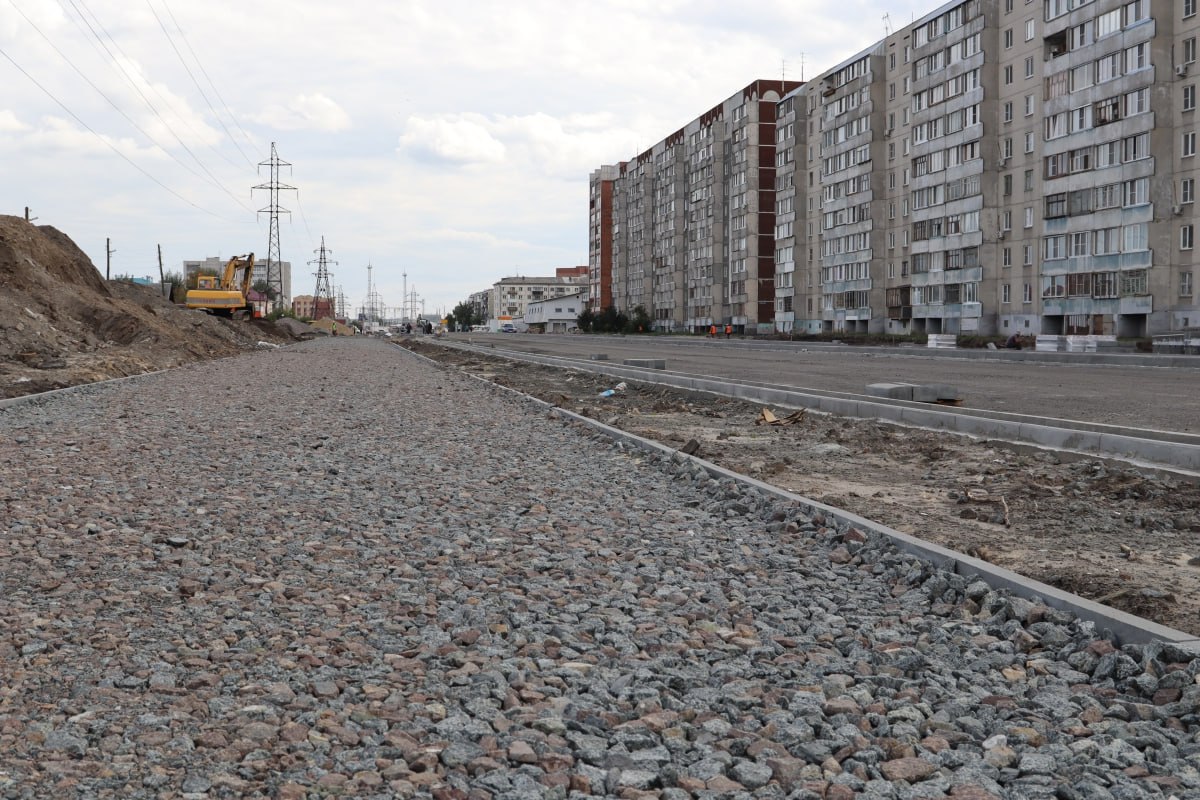 В Кургане на финишной прямой строительство участка по ул. Бурова-ПетроваНовая дорога, соединяющая ул. Куйбышева и ул. Карла М...