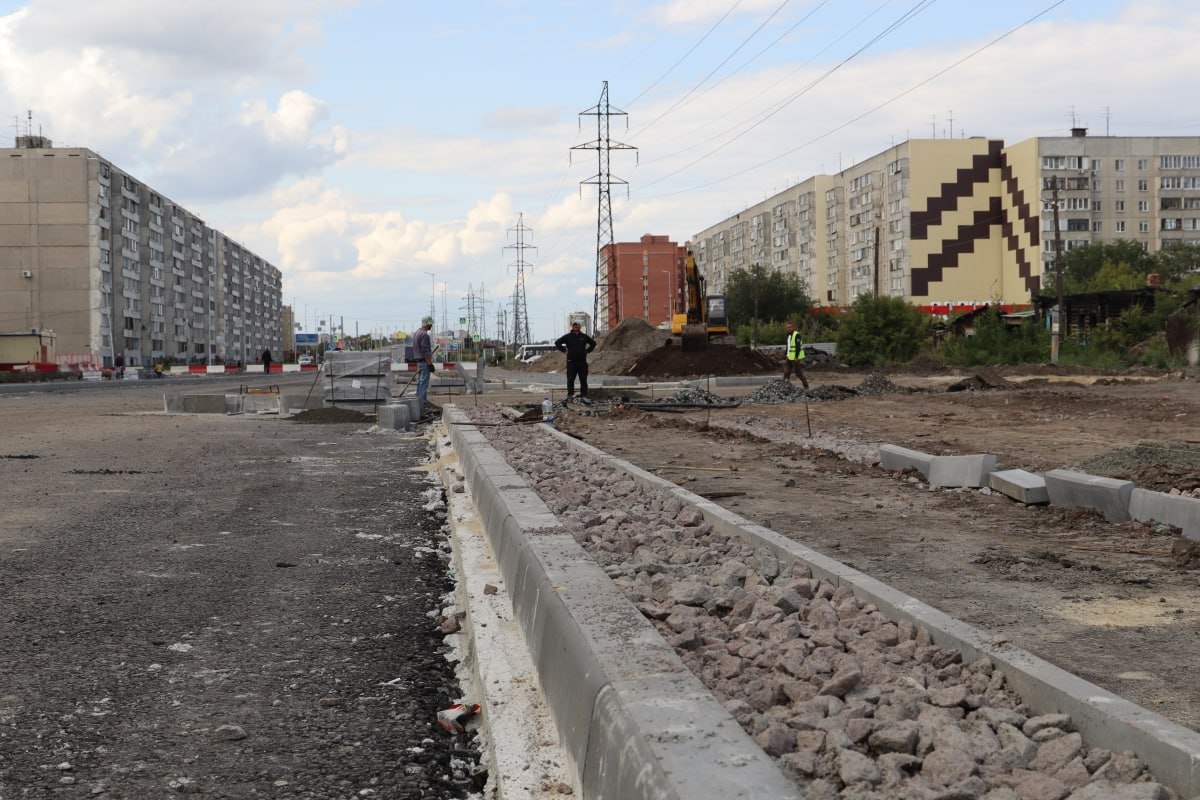 В Кургане на финишной прямой строительство участка по ул. Бурова-ПетроваНовая дорога, соединяющая ул. Куйбышева и ул. Карла М...