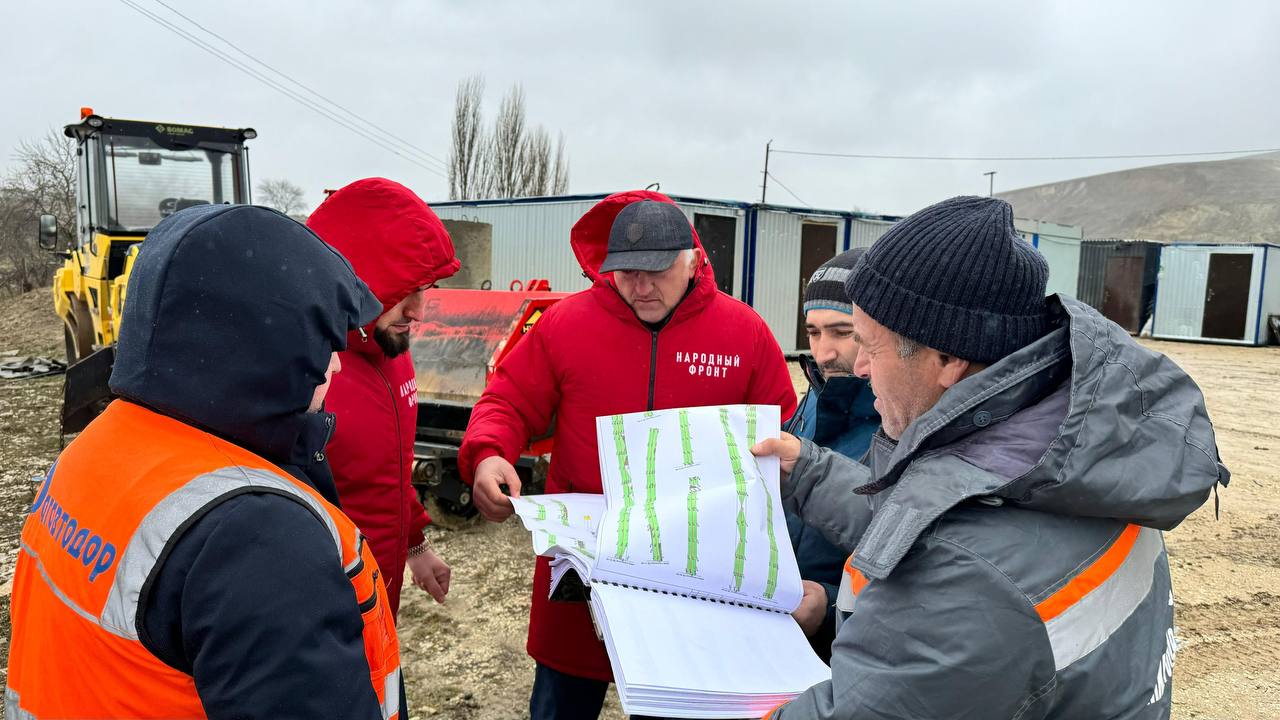 АО "РСУ" филиал Ногайский.Дорога республиканского значения - "Кизляр - Терекли -Мектеб - гр. Ставропольского края" . Обновлен...