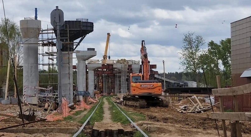 ЦКАД-5. ОБХОД МАЛЫХ ВЯЗЁМПродолжается строительство обхода. Здесь появятся тоннель, мост через реку Вяземку и три путепровода...