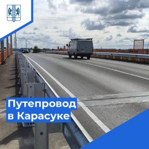 В Карасуке для движения открывают две полосы путепровода Сегодня, 23 июня, открыто двустороннее движение автомобильного тран...
