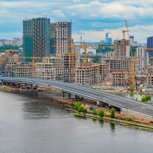 Фото дня: ход строительства моста через затон Новинки  Фото: АО «Мосинжпроект» 