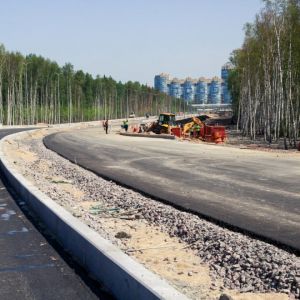 Новый участок Шуваловского проспекта от Планерной ул. до Богатырского пр. и Камышовой ул. готов на 70% Ежедневно на строител...