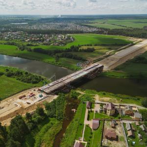 В конце года будет открыто движение по первому пусковому комплексу обхода Твери на М-11 «Нева»  Ход строительных работ на 33,...