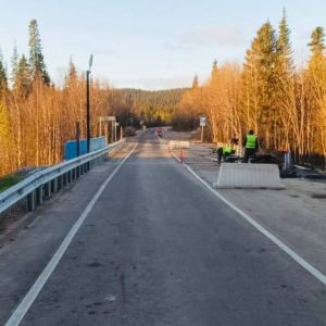 Нацпроект "Безопасные качественные дороги"  Объект ремонта «Мост через реку Верес на км 59+087 автомобильной дороги Умба - Ка...