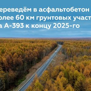 Ликвидируем грунтовые разрывы на федеральной трассе А-393 в Сахалинской области  Руководитель нашего ведомства Роман Новиков...