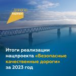 По нацпроекту «Безопасные качественные дороги» обновили 22 100 км региональных и местных дорог  Ключевые направления в этом г...