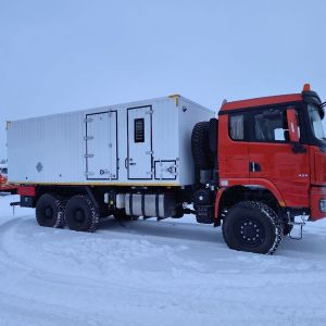 В РФ смонтировали взрывозащищённый фургон на шасси Shacman  В России произвели автомобиль-фургон АВМ на шасси Shacman X3000 S...