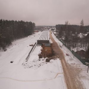 Строительство путепровода в Аникеевке. Фотогалерея, февраль 2024 г. 