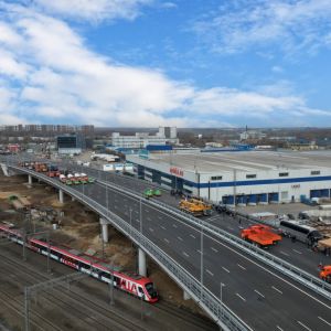Отправляемся на фотоэкскурсию по путепроводу через пути МЦД-3 и по новым съездам в районе 24-25-го км Ленинградского шоссе. О...