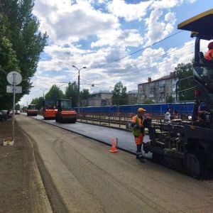 На ул.Северо-Западной в г.Барнауле ведутся работы...