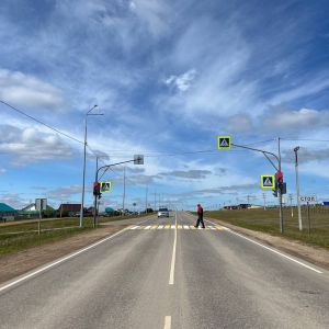 В с. Аскино на региональной автодороге Явгильдино-...