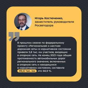 В 2024 году обновят 3,36 тыс. км региональной опорной сети дорог  Работы будут выполнены в рамках нацпроекта, инициированного...