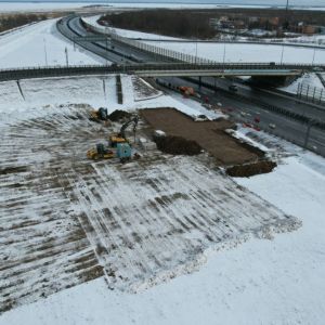 Началась реконструкция транспортного узла на въезде в Кронштадт В рамках реконструкции путепроводной развязки Комплекса защи...