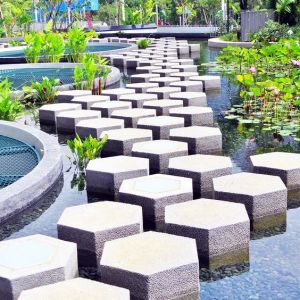 Камни/плитка из архитектурного бетона может стать креативным и функциональным решением благоустройства..  #uniqston #архитект...