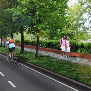 Началось благоустройство Воробьёвской набережной   Здесь появятся комфортные зоны для отдыха и занятий спортом у воды, длина...