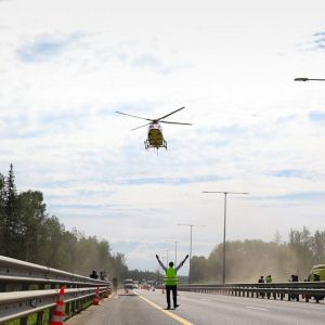 На М-11«Нева» провели учения по ликвидации последствий ДТП с привлечением авиации Специалисты Санкт-Петербургского филиала Г...