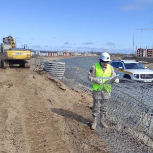 #НаОбъекте Две перспективные дороги в новом квартале Северодвинска строят под контролем ФБУ «РосСтройКонтроль» Инспектор стр...